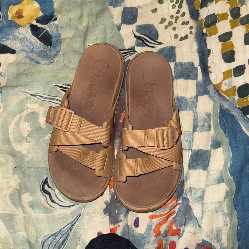 Chaco Brown Slide Sandals